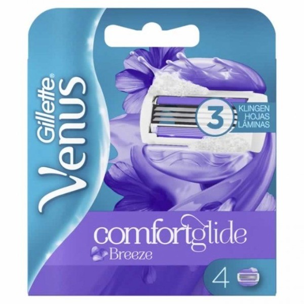 Gillette Venus recambio Comfort Glide Breeze 4 ud