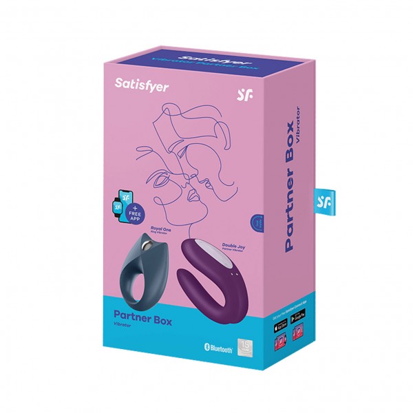 Satisfyer partner box 2 pack de vibradores 2 1un