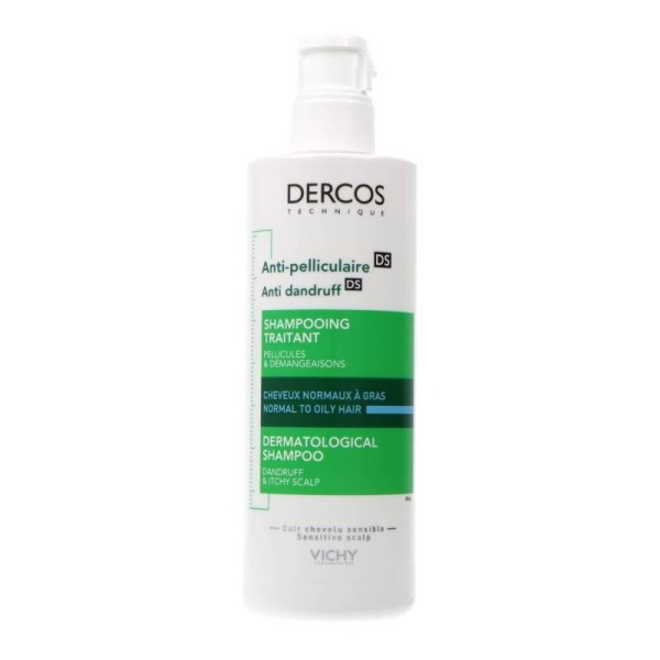 Vichy Dercos Champú Anticaspa Cabello Graso 390 