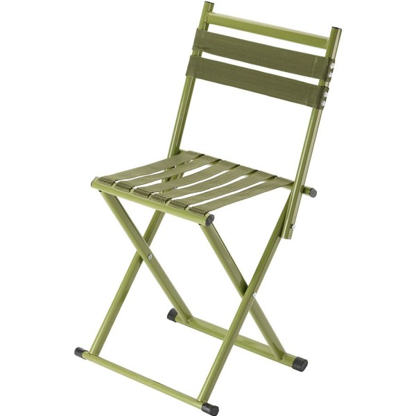 Silla plegable travel verde, 30 x 30 x 70 cm